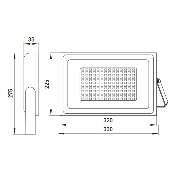 Світлодіодний прожектор E.Next e.LED.flood.stand.150.6000 150Вт 6000К - фото №3