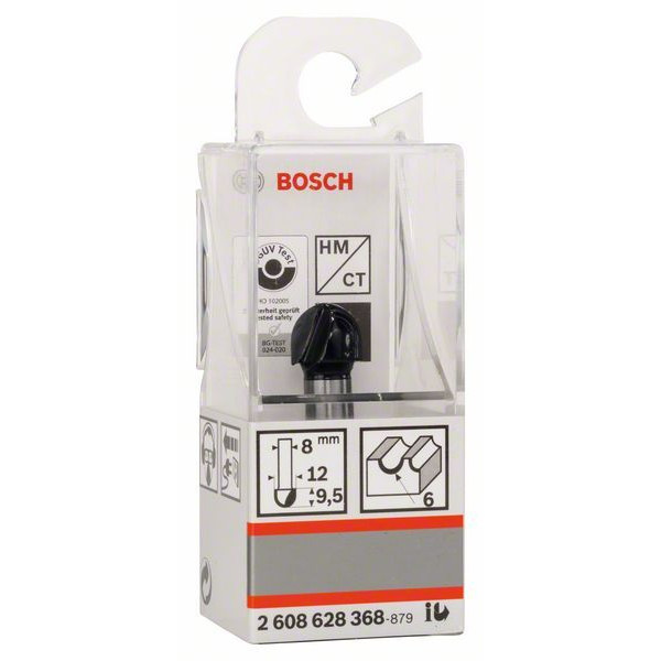 Галтельна фреза Bosch Std S8/R6/D12/L9,2 - фото №1