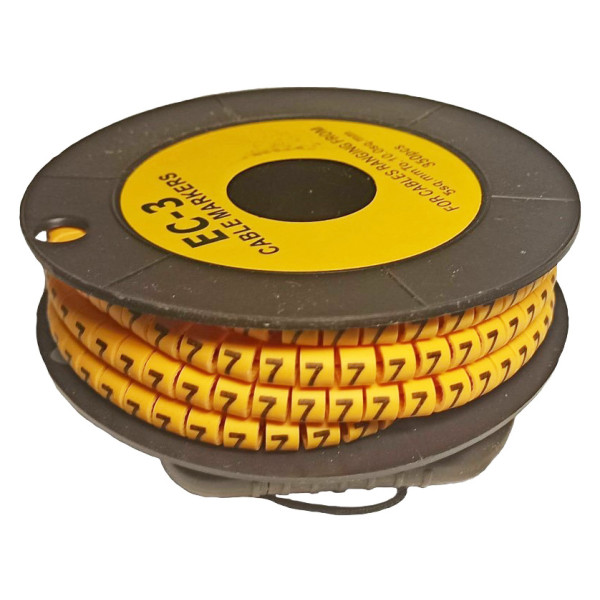 Маркер TNSy МК1 1,5-2,5мм² символ «7» 1000шт (TNSy5502425)