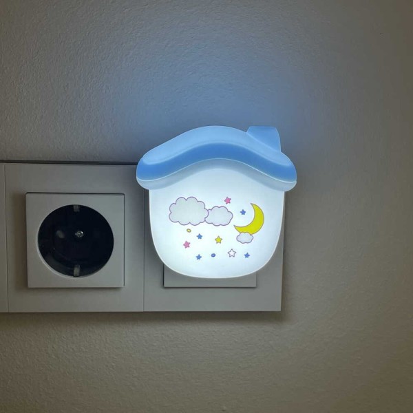 Нічник LED HOMMY 0,6W із сутінковим сенсором блакитний Violux ( 310307 ) - фото №3