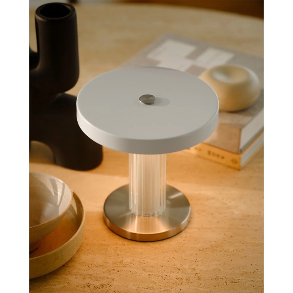 Настільна лампа з акумулятором Nordlux 2520135001 Trezzi LED 1x5W 3000K 270Lm IP20 біла - фото №4