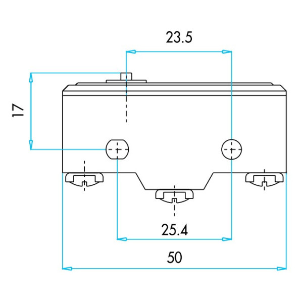 Конечный мини выключатель под винт EMAS MN1PUM1 - фото №6