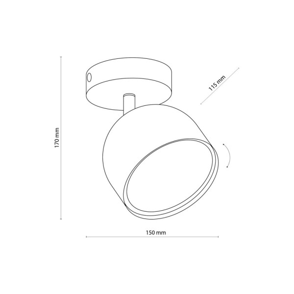 Світильник поворотний, спот TK lighting 6512 Altea - фото №3