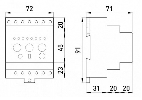 Реле дифференциального тока E.Next e.relay.klr.123e - фото №1