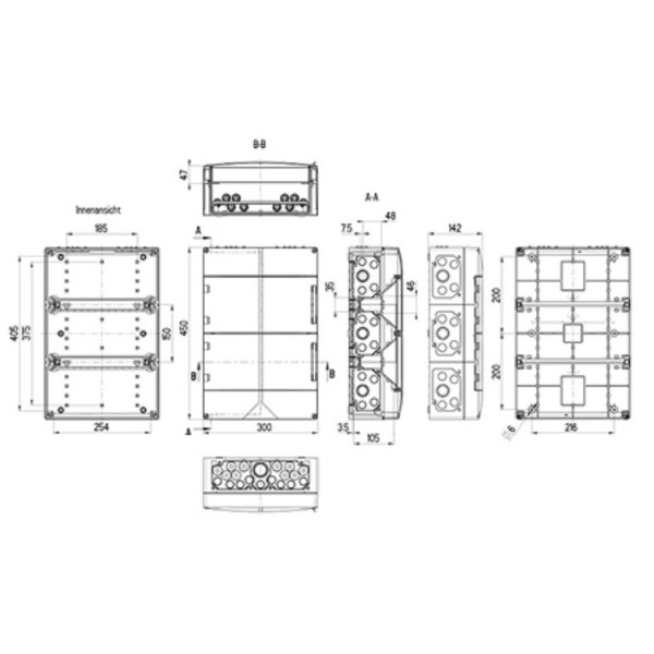 Щит Spelsberg AKi 28 IP65 на 28 модулей - фото №2