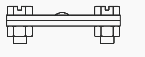 Хрестовий з'єднувач OBO Bettermann (5314658) 256 A-DIN 30 FT FT (40-60 мкм) - фото №1
