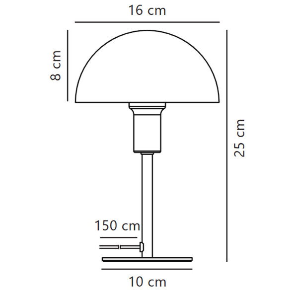 Настільна лампа Nordlux 2213745010 Ellen E14 1x40W IP20 сіра - фото №4