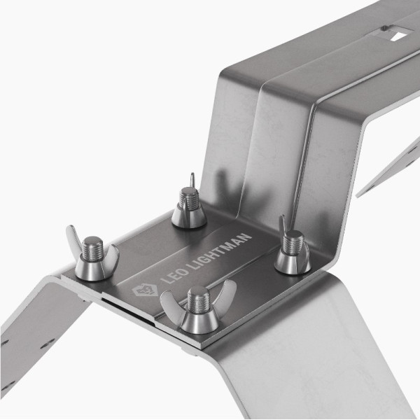 Нержавіюча основа на кутовий гребінь Leo Lightman 3-4м Ni (414333) - фото №1