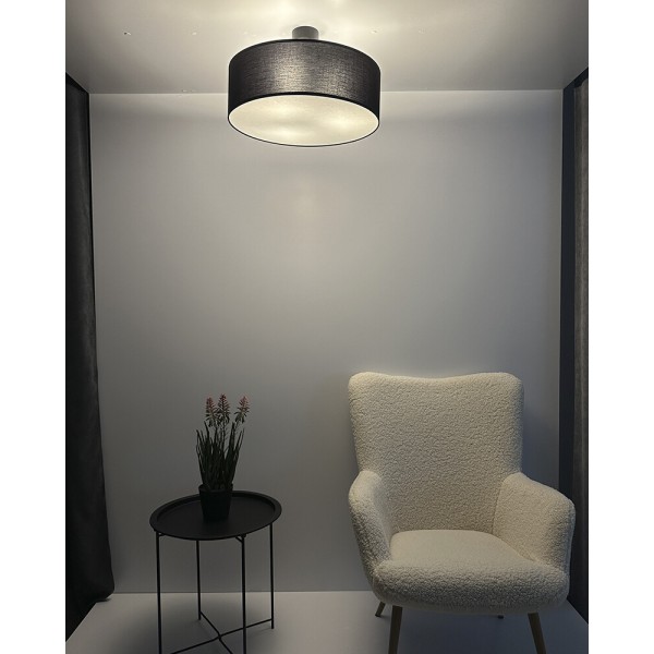 Люстра Nowodvorski 7961 Violet E27 3x25W IP20 чорна - фото №1