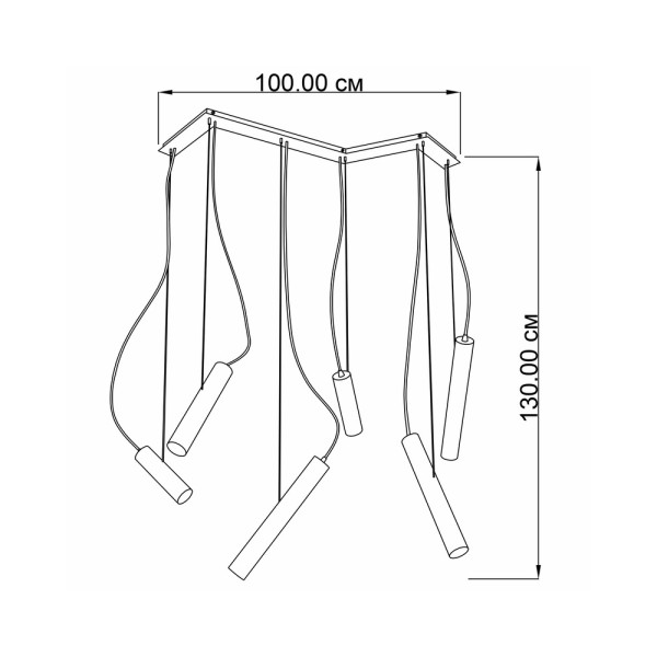Подвесной светильник, люстра Imperium Light 3056100.05.05 Mike - фото №1