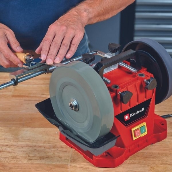 Точильний верстат Einhell 125Вт 110 об/хв для вологого заточування/шліфування (4418008) - фото №2
