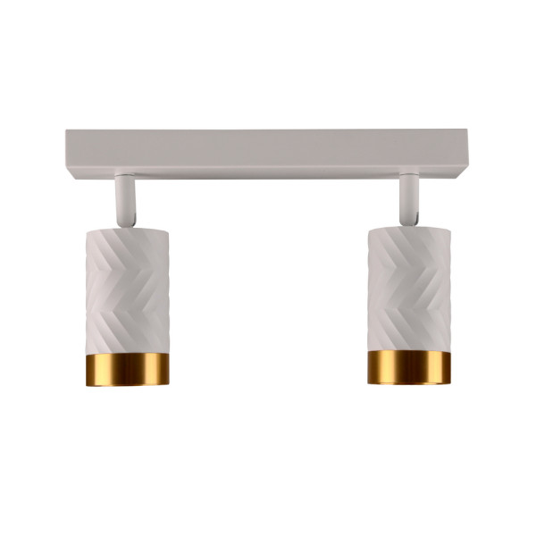 Світильник поворотний, спот Goldlux 323606 Arras GU10 2x10W IP20 Білий - фото №2