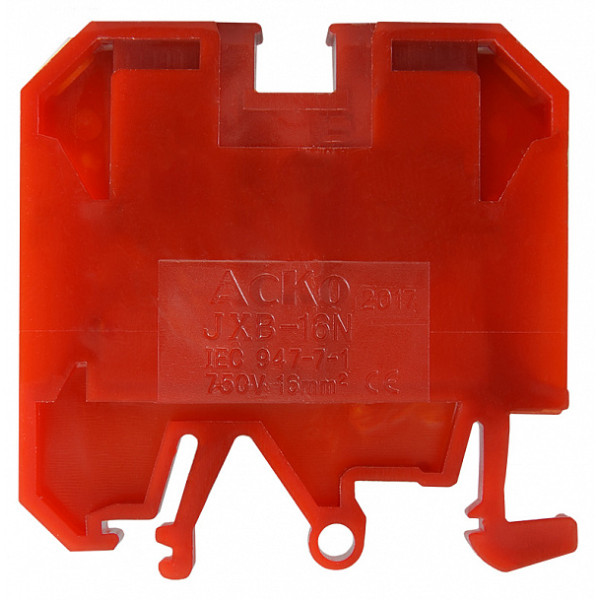 Клеммник Аско-Укрем JXB 16/35 красный (A0130010037) - фото №1