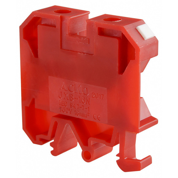Клеммник Аско-Укрем JXB 16/35 красный (A0130010037) - фото №2