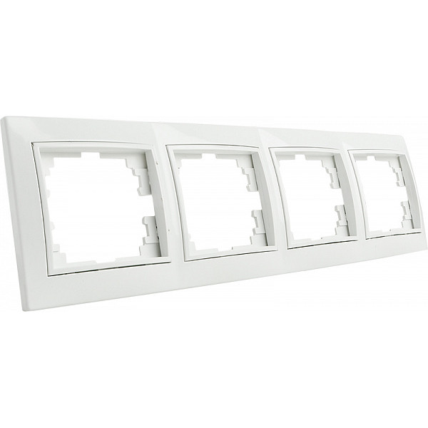 Чотиримісна рамка Аско-Укрем Fl (Pм-4-Fl-W) - фото №2