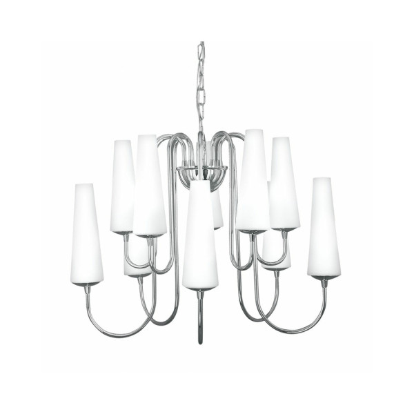 Люстра Zuma Line 1130 Magnum E14 10x40W IP20 Хром - фото №1