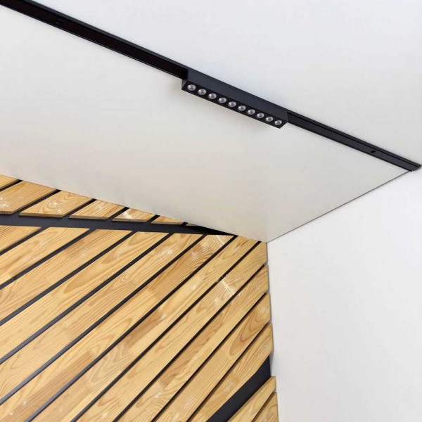 Магнитный трековый светильник UST-G 12W 4000K 48V IP20 черный Violux ( 320101 ) - фото №1