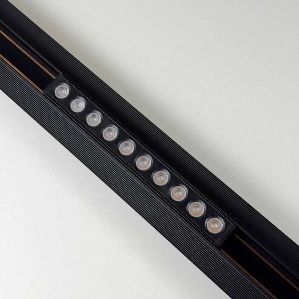 Магнитный трековый светильник UST-G 12W 4000K 48V IP20 черный Violux ( 320101 ) - фото №3