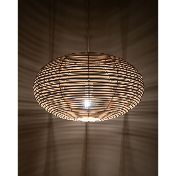 Подвесной светильник, люстра Nowodvorski 11154 Rattan M E27 1x25W IP20 бежевый - фото №1