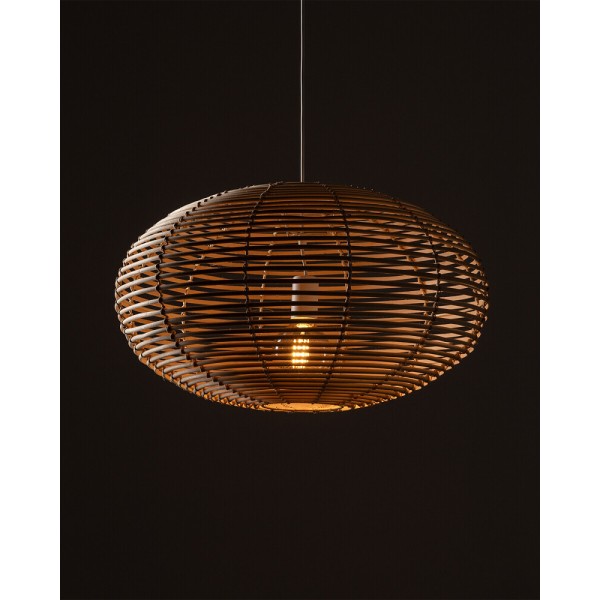 Подвесной светильник, люстра Nowodvorski 11154 Rattan M E27 1x25W IP20 бежевый - фото №2