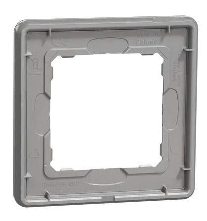 Однопостова рамка Schneider Electric Sedna Elements штучне біле скло SDD360801 - фото №3