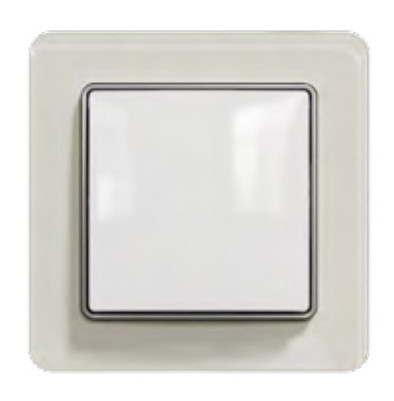 Однопостова рамка Schneider Electric Sedna Elements штучне біле скло SDD360801 - фото №5