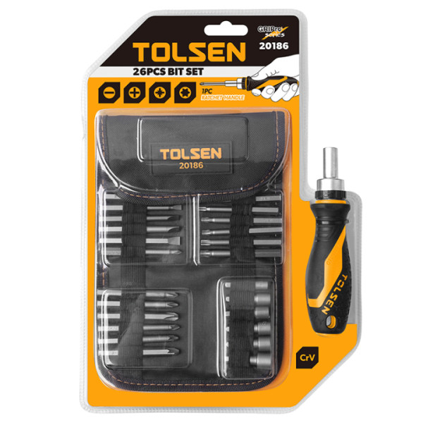 Набор отверток Tolsen 26шт (20186) - фото №2