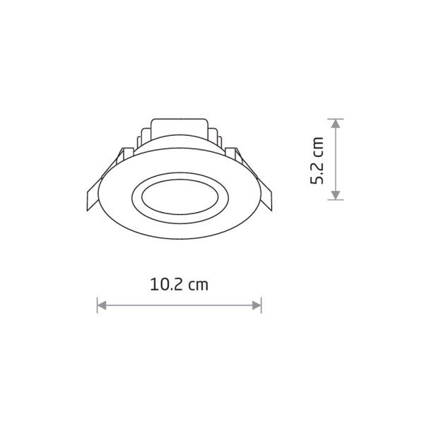 Точечный светильник Nowodvorski 8991 Helios LED 1x5W 3000K 300Lm IP44/20 белый - фото №1