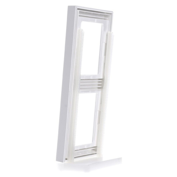 Рамка 2-местная, вертикальная, полярная белизна Berker K.1 - фото №3