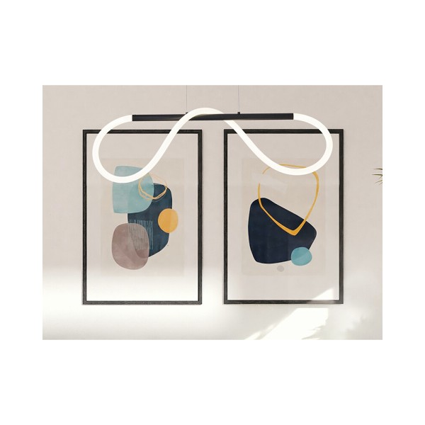 Подвесной светильник Reality 340901-30 Savanah Led 1x16W 4000K 1280Lm IP20 Bl - фото №2