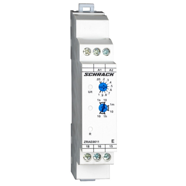 Таймер сигналізації із функцією ON-затримки Schrack ZRAE0011 Amparo 1CO 5А