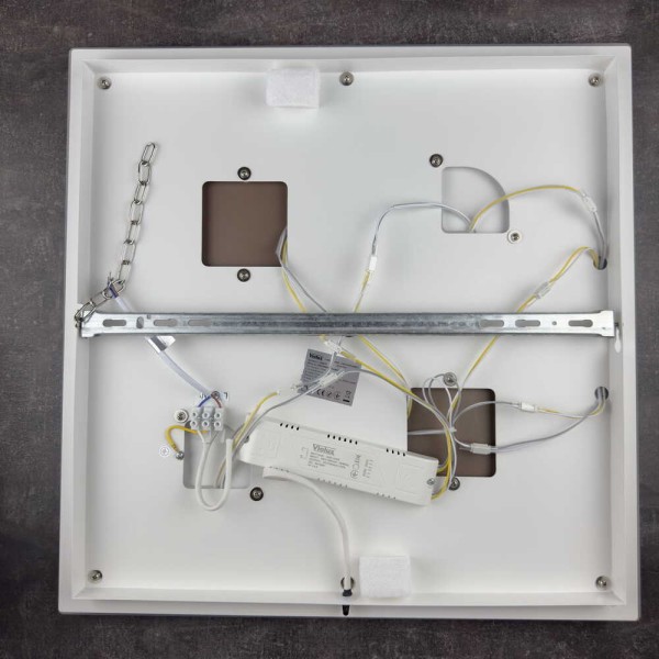 Світильник LED smart OXFORD+пульт 110W 3000-6000K IP20 коричневий квадрат ( 220435 ) - фото №3