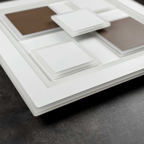 Світильник LED smart OXFORD+пульт 110W 3000-6000K IP20 коричневий квадрат ( 220435 ) - фото №4