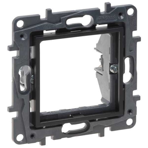 Адаптер Legrand Niloe Step 45х45мм для MOSAIC чорний (863589)