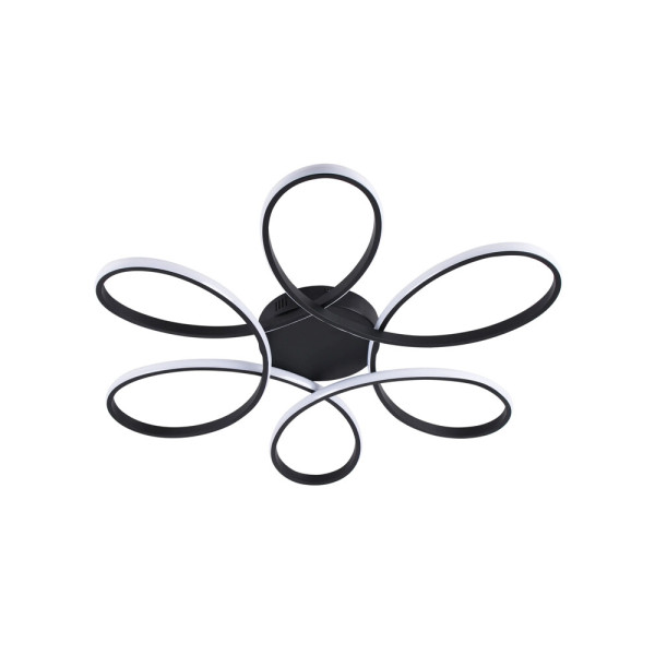 Люстра Goldlux 331823 Fiore XL LED 1x42W 4000K 5500Lm IP20 черная