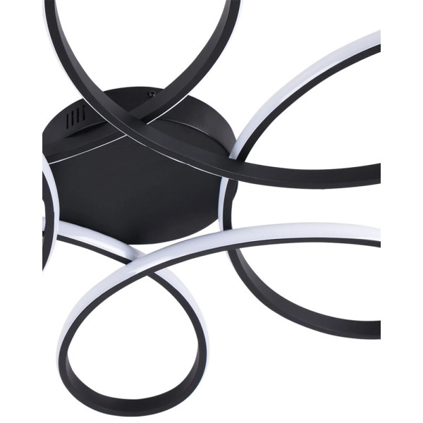 Люстра Goldlux 331823 Fiore XL LED 1x42W 4000K 5500Lm IP20 черная - фото №1