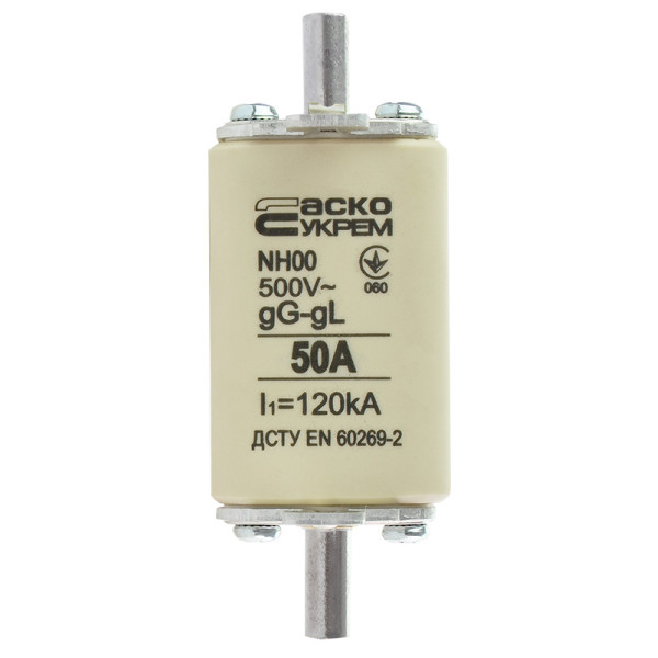 Запобіжник Аско-Укрем NH00 50A gG (A0050010012)