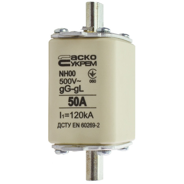 Запобіжник Аско-Укрем NH00 50A gG (A0050010012) - фото №2