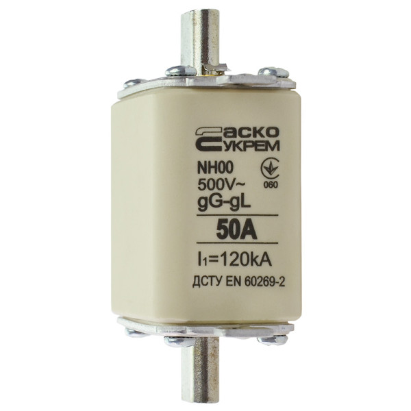 Запобіжник Аско-Укрем NH00 50A gG (A0050010012) - фото №3