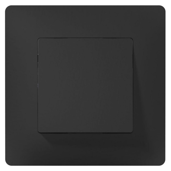 Одноклавішний механізм прохідного перемикача Plank Electrotechnic Classic/Nordic (PLK0211241) антрацит - фото №2
