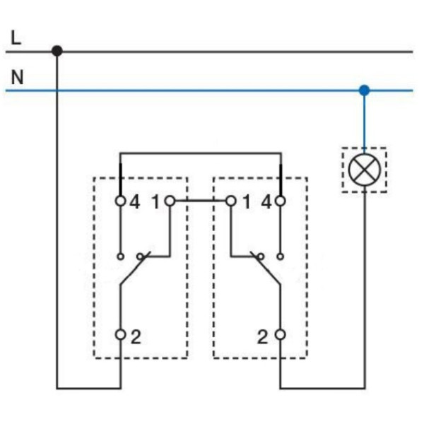 Одноклавішний механізм прохідного перемикача Plank Electrotechnic Classic/Nordic (PLK0211241) антрацит - фото №4