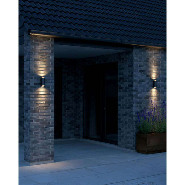 Вуличний світильник Nordlux 2218231003 Nico GU10 2x35W IP54 чорний - фото №1