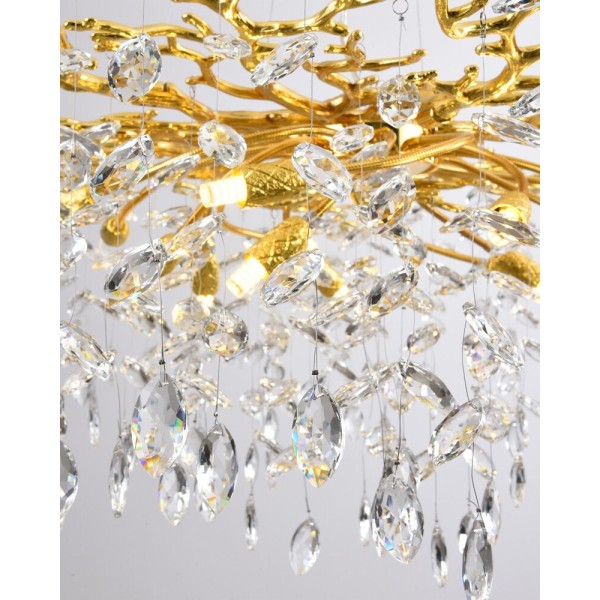 Люстра Zuma Line 5905316667211 Cindy G9 14x3.5W IP20 золотая - фото №3