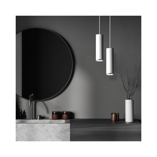 Подвесной светильник, люстра Goldlux 324832 Turyn GU10 1x10W IP44 Белый - фото №1