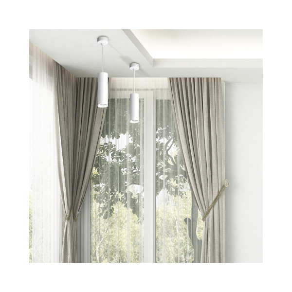 Подвесной светильник, люстра Goldlux 324832 Turyn GU10 1x10W IP44 Белый - фото №2