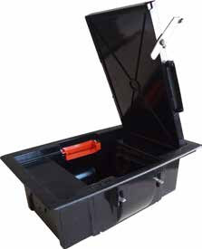 Напольный лючок DKC 01367 ANTISC 8М NEST-8 с рельефной крышкой