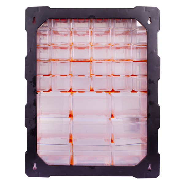 Пластиковий органайзер E.Next e.toolbox.pro.21 24" 39-секційний 381х157х475мм (t011021) - фото №1