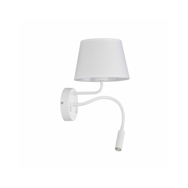 Бра, настенный светильник Tk Lighting 10080 Maja E27+G9 2x60+6W IP20 Wh - фото №2