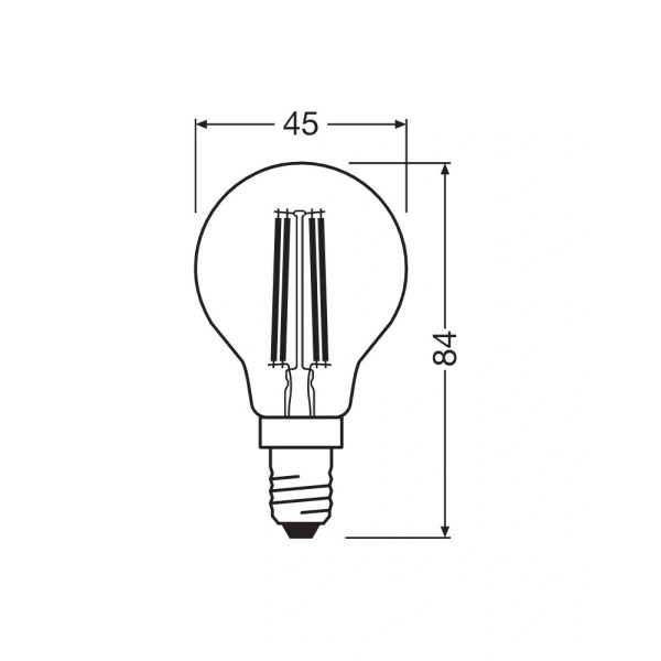 Светодиодная лампочка Osram 4099854468759 LED E14 1x3.4W 2700K 470Lm IP20 - фото №3