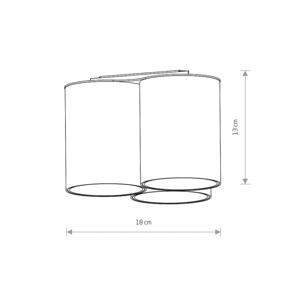 Точечный светильник Nowodvorski 8093 Eye tone III GU10 3x10W IP20 Белый - фото №1